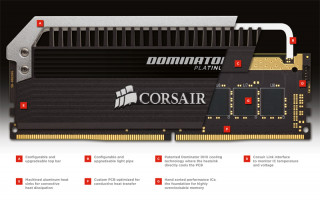 DDR4 16GB 2666MHz Corsair Dominator Platinum CL15 KIT2 PC