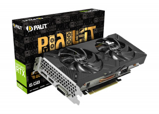 Palit GeForce RTX 2060 Dual OC 6GB GDDR6 videokártya PC