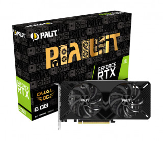 Palit GeForce RTX 2060 Dual OC 6GB GDDR6 videokártya PC