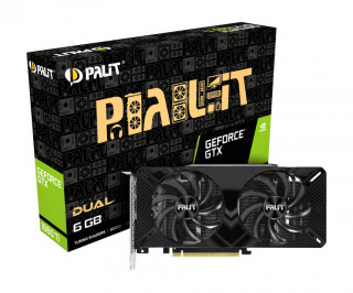 Palit GeForce GTX 1660Ti Dual 6GB GDDR6 videokártya PC