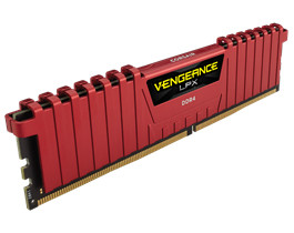 DDR4 16GB 2133MHz Corsair Vengeance LPX Red CL13 KIT2 PC