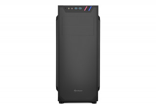 Sharkoon Számítógépház - VS7 (fekete; alsó táp; ATX,mATX; mITX; 2xUSB3.0; I/O; 2x120mm ventillátor) PC