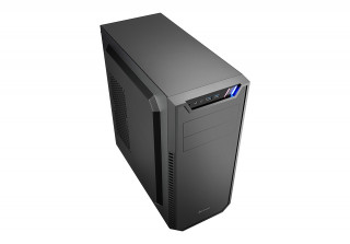 Sharkoon Számítógépház - VS7 (fekete; alsó táp; ATX,mATX; mITX; 2xUSB3.0; I/O; 2x120mm ventillátor) PC