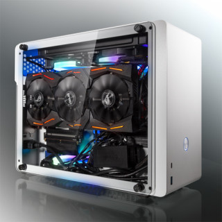 HÁZ Raijintek Ophion EVO Mini-ITX Edzett üveg ablakos - fehér PC