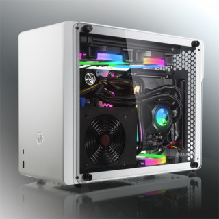 HÁZ Raijintek Ophion EVO Mini-ITX Edzett üveg ablakos - fehér PC