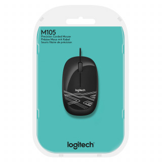 LOGITECH MOUSE M105 Black PC