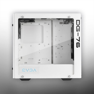 HÁZ EVGA DG-76 Edzett üveg - Fehér PC