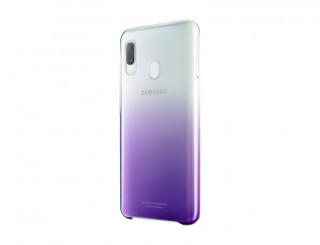 Samsung A202 Galaxy A20e Gradation Cover, gyári színátmenetes tok, ibolya, EF-AA202CV Mobil