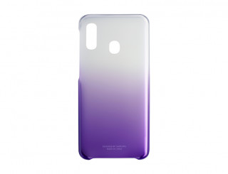 Samsung A202 Galaxy A20e Gradation Cover, gyári színátmenetes tok, ibolya, EF-AA202CV Mobil