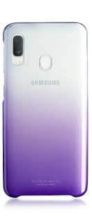 Samsung A202 Galaxy A20e Gradation Cover, gyári színátmenetes tok, ibolya, EF-AA202CV Mobil