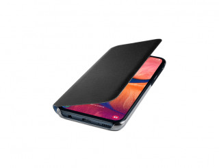 Samsung A202 Galaxy A20e Wallet Cover, gyári flip tok, fekete, EF-WA202PB Mobil