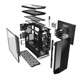 Fractal Design Vector RS TG RGB Tempered Glass Black PC