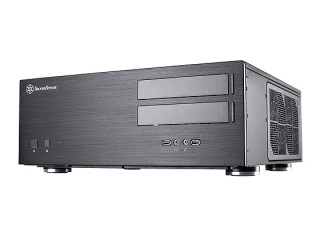 HÁZ SILVERSTONE SST-GD08B USB3.0 Grandia Fekete PC