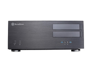 HÁZ SILVERSTONE SST-GD08B USB3.0 Grandia Fekete PC