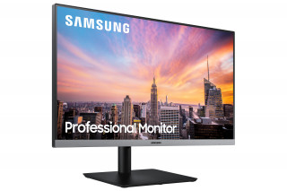 Samsung Monitor 24" - S24R650FDUX (IPS, 16:9, 1920x1080, 250cd/m2, 5ms, HDMI, DP, USB 3.0 x2, USB2.0 x2, szürke) PC