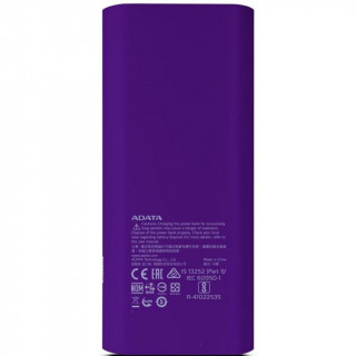 ADATA Power Bank 12500mAh AP12500 Lila Mobil