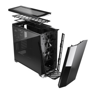 Fractal Design Vector RS Dark TG RGB Tempered Glass Black PC