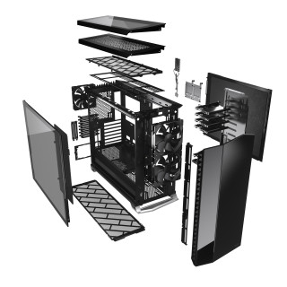 Fractal Design Vector RS Dark TG RGB Tempered Glass Black PC