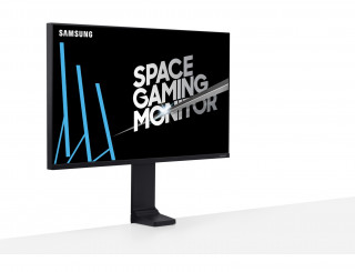 Samsung Monitor 32" - S32R750QEU (VA, 16:9, 2560x1440, 250cd/m2, 5ms, HDMI 2.0, Mini DisplayPort 1.2, fekete) PC