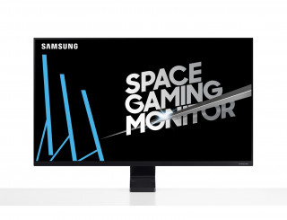 Samsung Monitor 32" - S32R750QEU (VA, 16:9, 2560x1440, 250cd/m2, 5ms, HDMI 2.0, Mini DisplayPort 1.2, fekete) PC