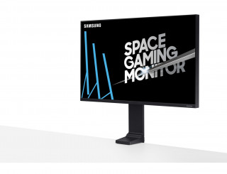 Samsung Monitor 32" - S32R750QEU (VA, 16:9, 2560x1440, 250cd/m2, 5ms, HDMI 2.0, Mini DisplayPort 1.2, fekete) PC