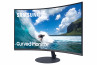 Samsung 27" C27T550FDU LED HDMI Display port ívelt kijelzős kékes sötétszürke monitor thumbnail