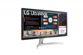 LG Monitor 29" - 29WN600-W (IPS; 21:9; 2560x1080; 5ms; 250cd; HDMIx2; DP; Speaker; HDR10; FreeSync, sRGB90%) PC