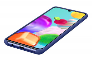 Samsung OSAM-EF-PA415TLEG Galaxy A41 kék szilikon védőtok Mobil