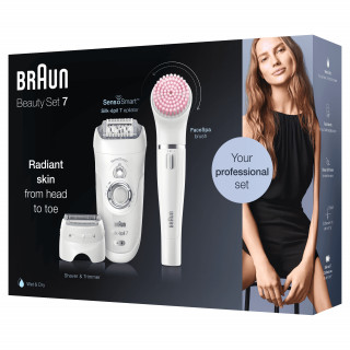 BRAUN SES7-875BS SensoSmart Epilátor Otthon