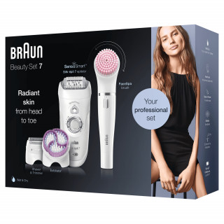 BRAUN SES7-895BS SensoSmart Epilátor Otthon