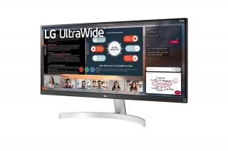 LG Monitor 34" - 34WN650-W (IPS; 21:9; 2560x1080; 5ms; 1000:1; 400cd; HDMIx2; DP; HDR™400; Spkr; sRGB 99%) PC