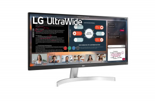 LG Monitor 34" - 34WN650-W (IPS; 21:9; 2560x1080; 5ms; 1000:1; 400cd; HDMIx2; DP; HDR™400; Spkr; sRGB 99%) PC