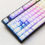 Kingston HyperX Pudding PBT US fehér gamer billentyű szett thumbnail