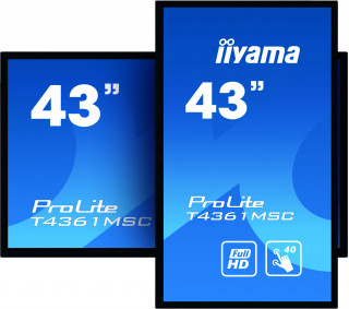 Iiyama T4361MSC-B1 43" 16:9 M-Touch PC