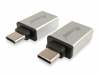 Equip Átalakító - 133473 (USB-C -> USB-A átalakító, apa/anya, ezüst) PC