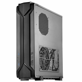 HÁZ SILVERSTONE RVZ03-ARGB Raven fekete PC