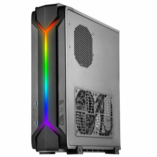 HÁZ SILVERSTONE RVZ03-ARGB Raven fekete PC