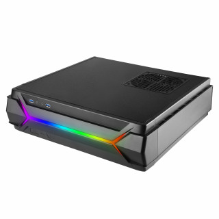 HÁZ SILVERSTONE RVZ03-ARGB Raven fekete PC