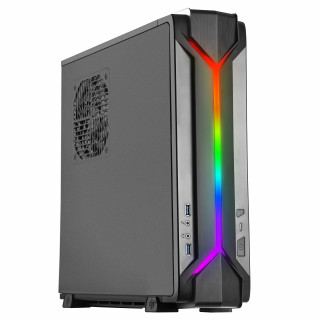 HÁZ SILVERSTONE RVZ03-ARGB Raven fekete PC