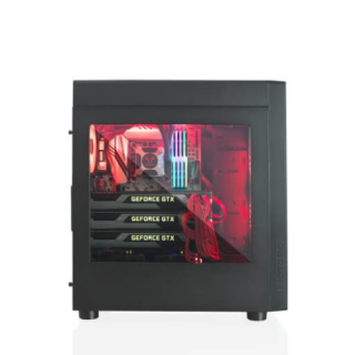 RIOTORO CR400 Compact Mid-Tower Gamer Gépház PC