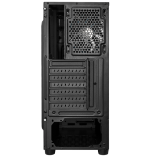 Spirit of Gamer Számítógépház - ROGUE 1 Blue (fekete, ablakos, 3x12cm ventilátor, ATX, mATX, 2xUSB3.0, 1xUSB2.0) PC