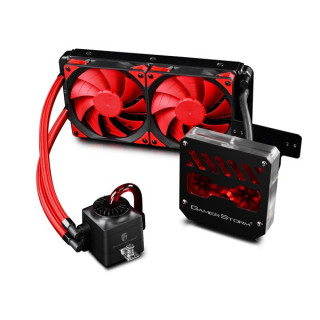 DeepCool Számítógépház - DUKASE LIQUID (fekete,ablakos, 1x12cm, ATX, mATX, 1xUSB3.0, 1xUSB2.0, beépített vízhűtés) PC