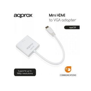 Approx APPC20 Mini HDMI-VGA adapter PC