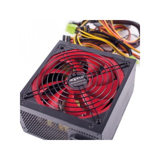 Approx FUENTE ALIM. GAMING ATX 800W tápegység 20+4 pin ATX Fekete, Vörös PC