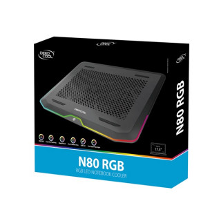 ODDNB-DVDRW DeepCool N80 RGB 17,3" Notebook Hűtőpad Black PC