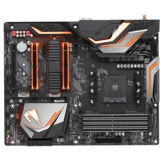 Gigabyte Alaplap - AMD X470 AORUS GAMING 5 WIFI AM4 (X470, 4xDDR4 3200MHz, 3xPCI-E, RAID, WIFI, 6xSATA3, M.2, 8xUSB2.0) PC