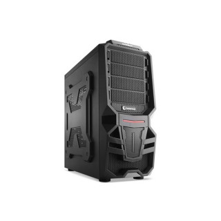 Rampage Számítógépház - 72 (fekete; ATX; alsó táp; 1xUSB3.0 + 1xUSB2.0, I/O; porszűrő) PC