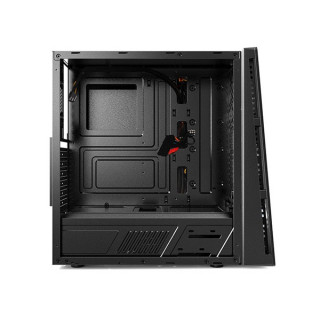 Rampage Számítógépház - X-Core (fekete; üveg ablakos; ATX; alsó táp; 3x120mm; 1xUSB3.0 + 2xUSB2.0) PC