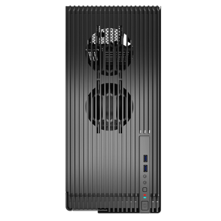 Rampage Számítógépház - Carbon (fekete; üveg ablakos; ATX; alsó táp; 4x120mm RGB; 2xUSB3.0) PC