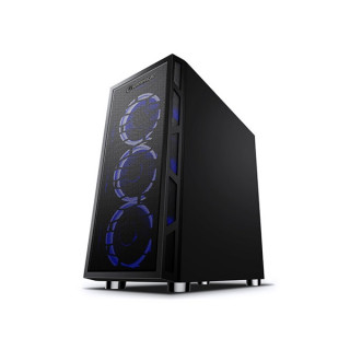 Rampage Számítógépház - RMC2019 JOYANCE RGB (fekete; ablakos; ATX; alsó táp; 4x120mm; 1xUSB3.0 + 2xUSB2.0, I/O;porszűrő) PC